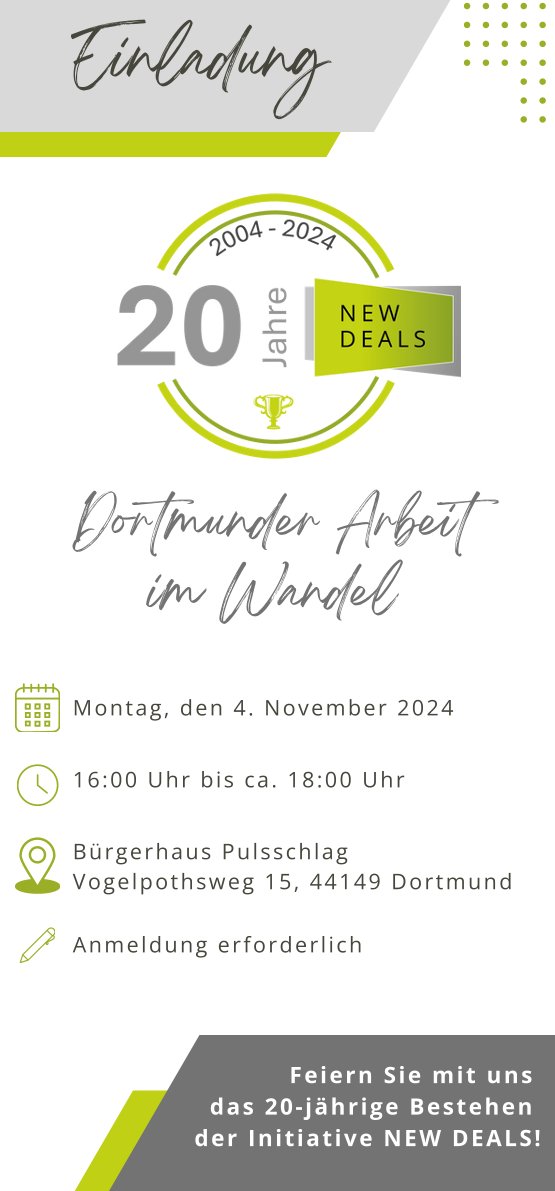 20 Jahre NEW DEALS