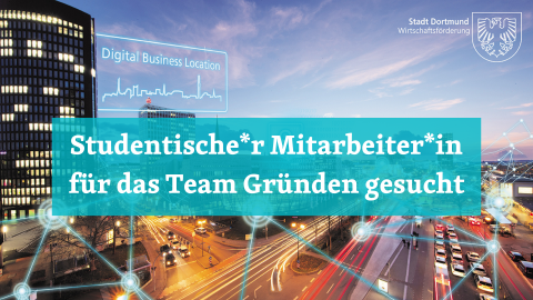 Studentische*r Mitarbeiter*in für das Team Gründen gesucht