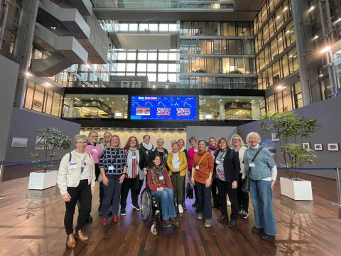 Besuch bei der Deutschen Börse in Eschborn