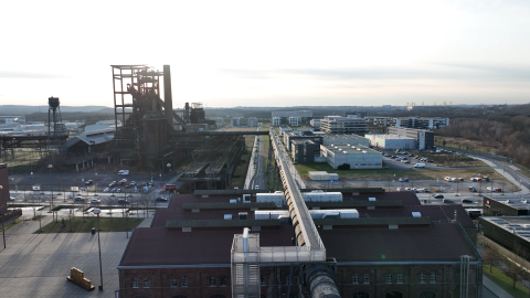 Der "Skywalk" auf PHOENIX West ist ab sofort wieder geöffnet und im Rahmen einer Führung begehbar.