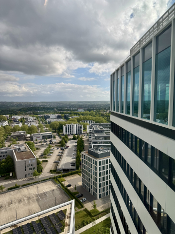 Blick aus der 15. Etage des Continentale-Campus