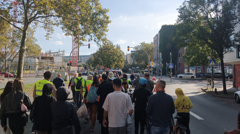 Demonstrationszug